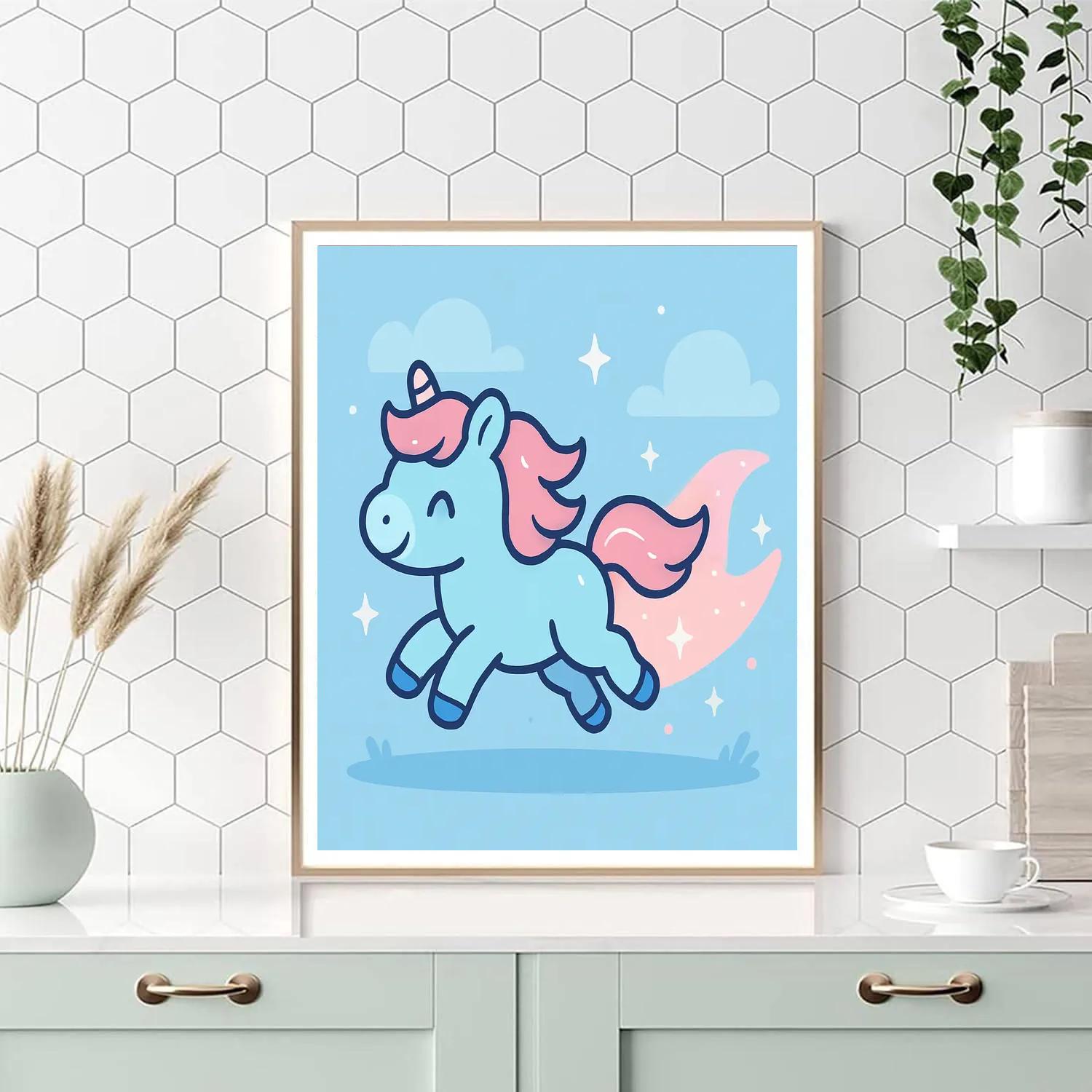 Comet Trail Pony paint by numbers