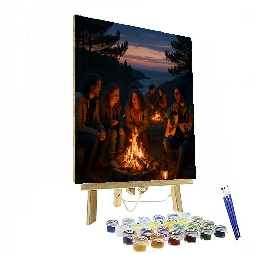 Walpurgis Night Bonfires Sweden Numbered painting kits