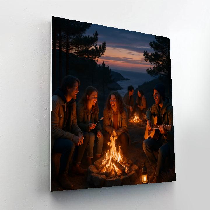 Walpurgis Night Bonfires Sweden Numbered painting kits