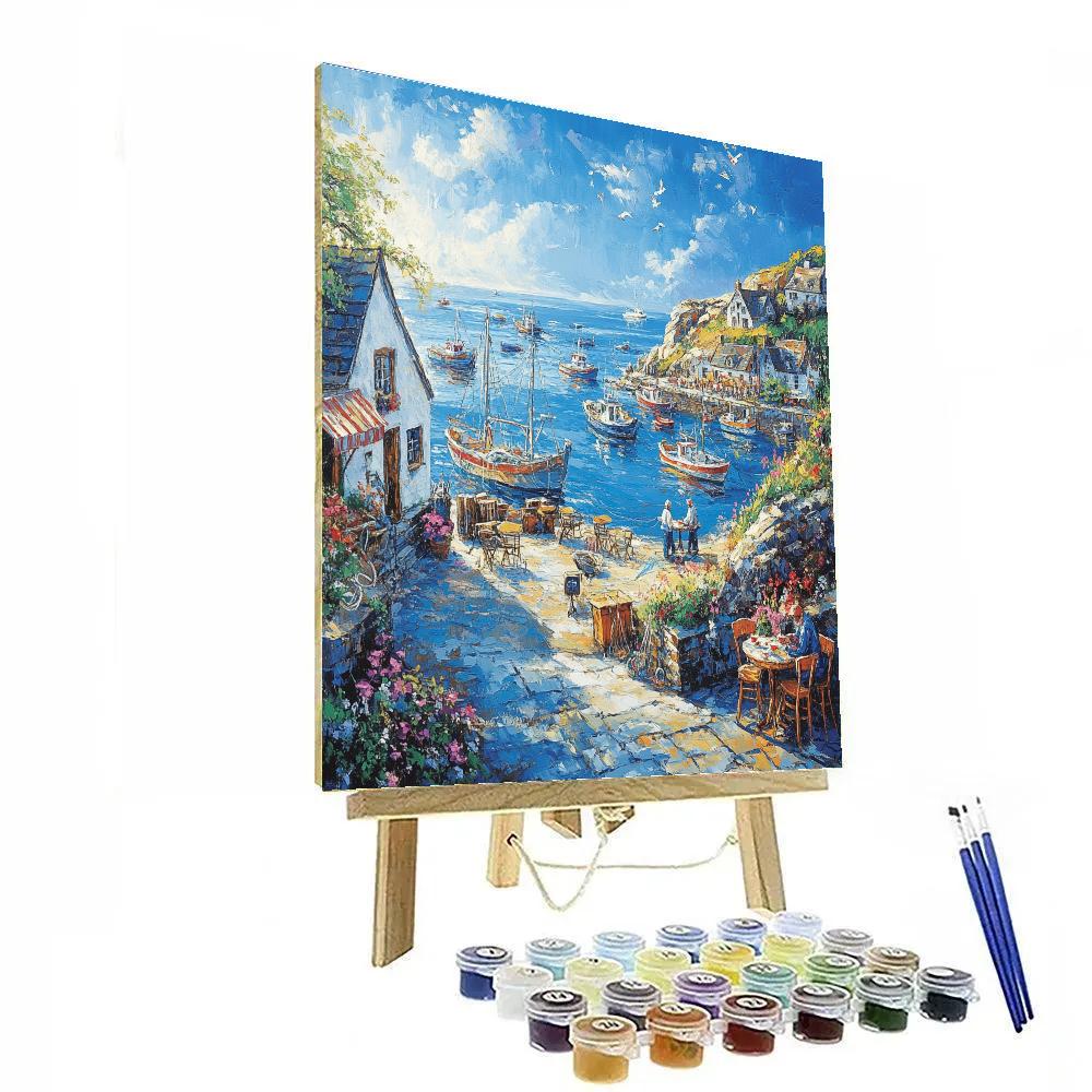 Seongsan Ilchulbong Harbor View Busan South Korea Paint by numbers kits