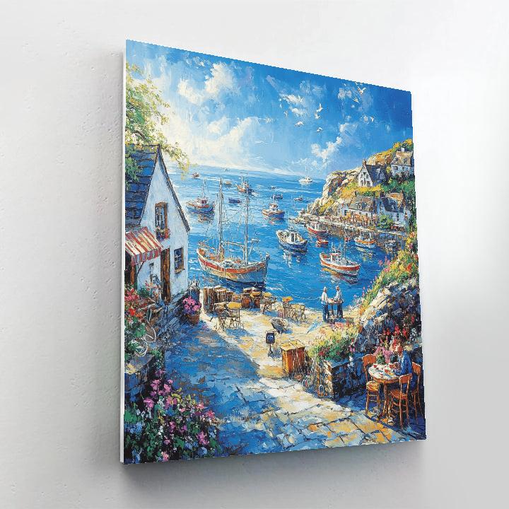 Seongsan Ilchulbong Harbor View Busan South Korea Paint by numbers kits