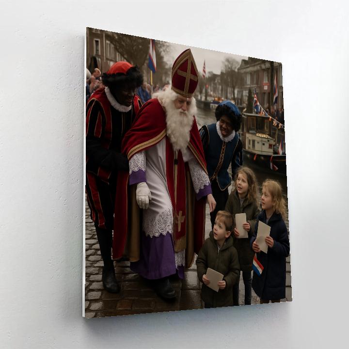 Sinterklaas Arrival Amsterdam Paint by numbers art