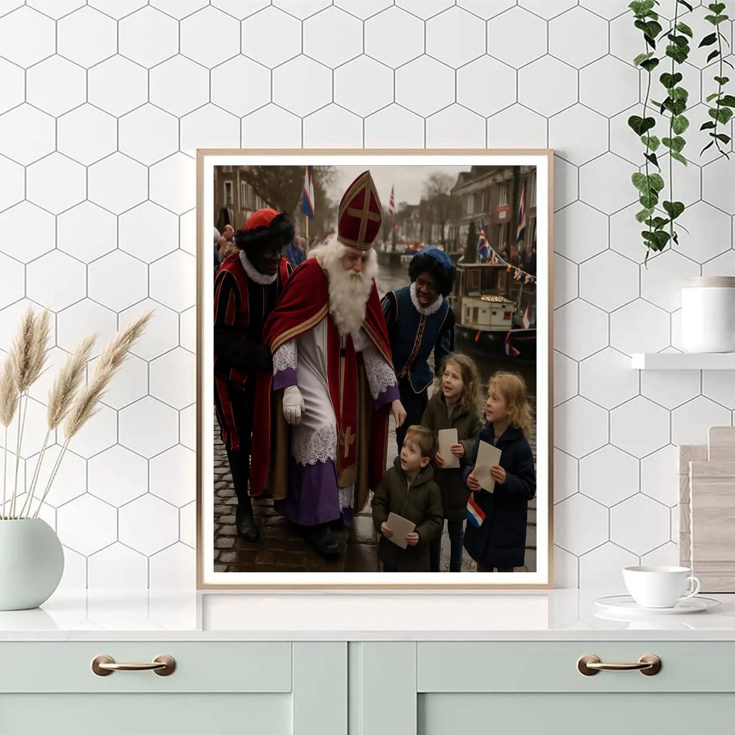 Sinterklaas Arrival Amsterdam Paint by numbers art