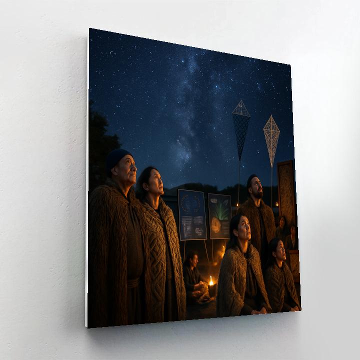 Matariki Star Festival Auckland paint by number