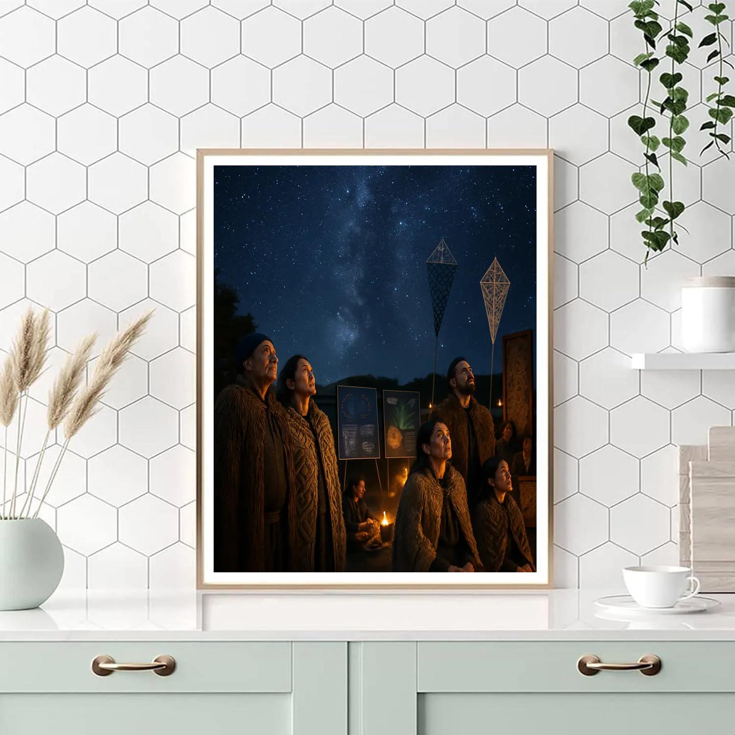 Matariki Star Festival Auckland paint by number