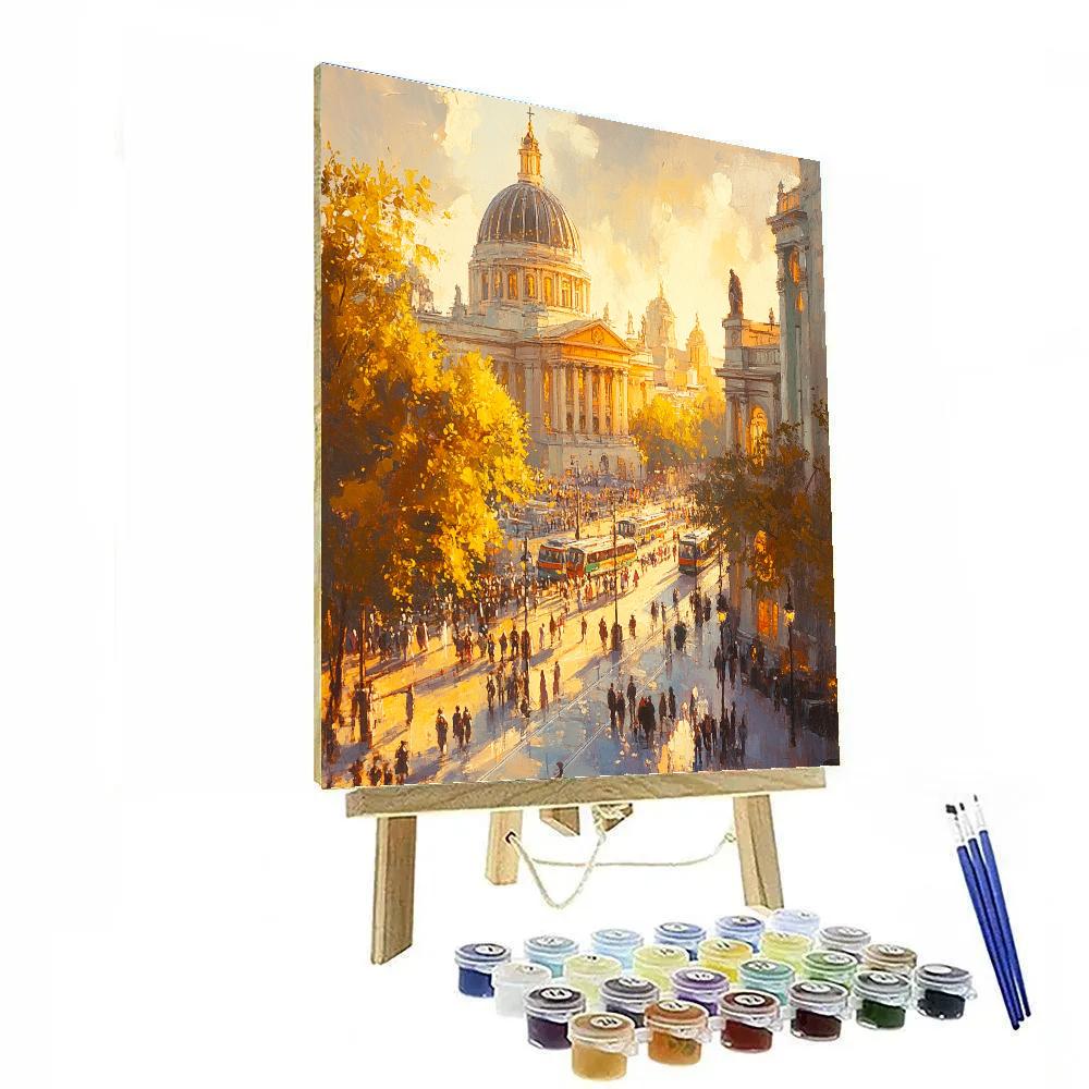 Hagia Sophia Square Outside View Istanbul Turkey Paint by numbers kits