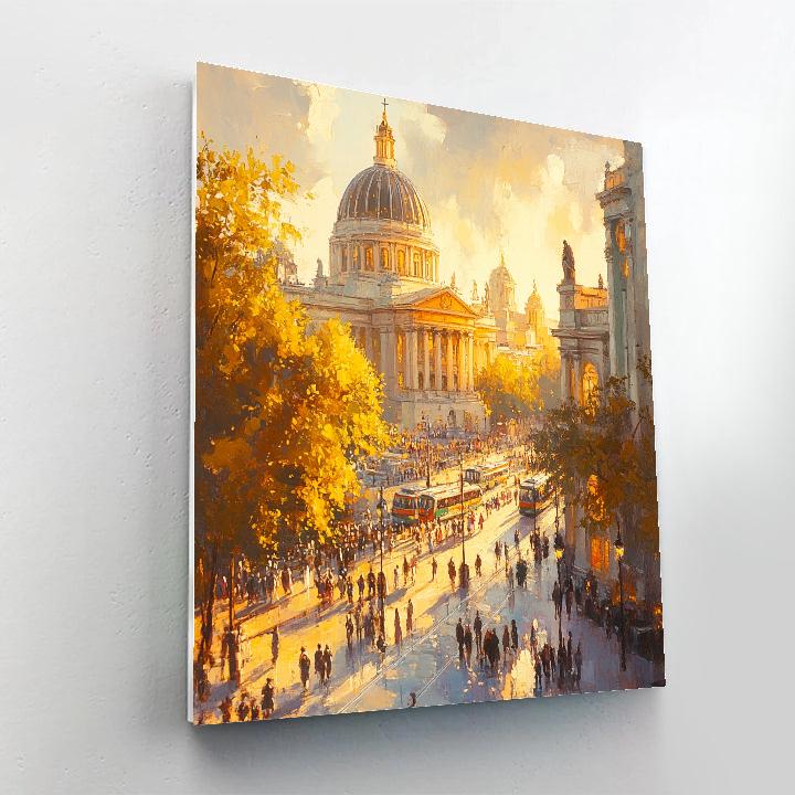 Hagia Sophia Square Outside View Istanbul Turkey Paint by numbers kits