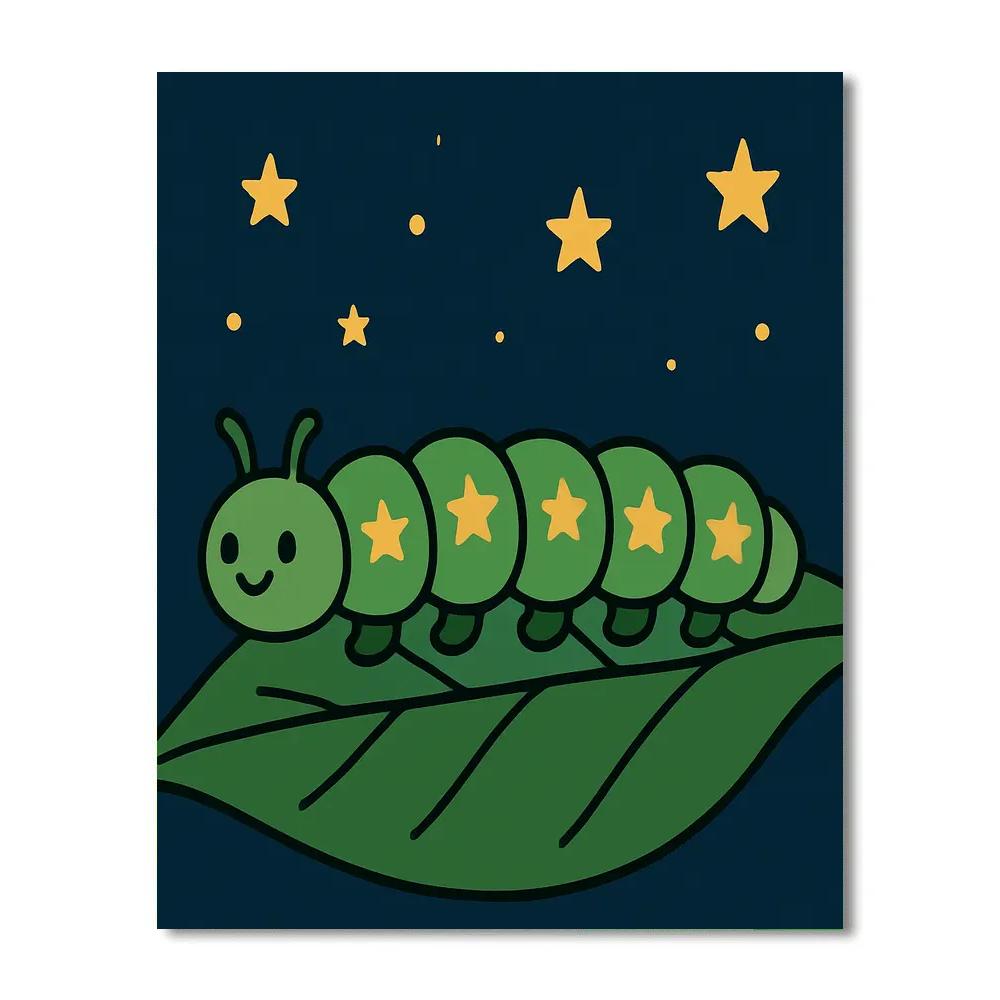 Constellation Caterpillar Painting by numbers kit