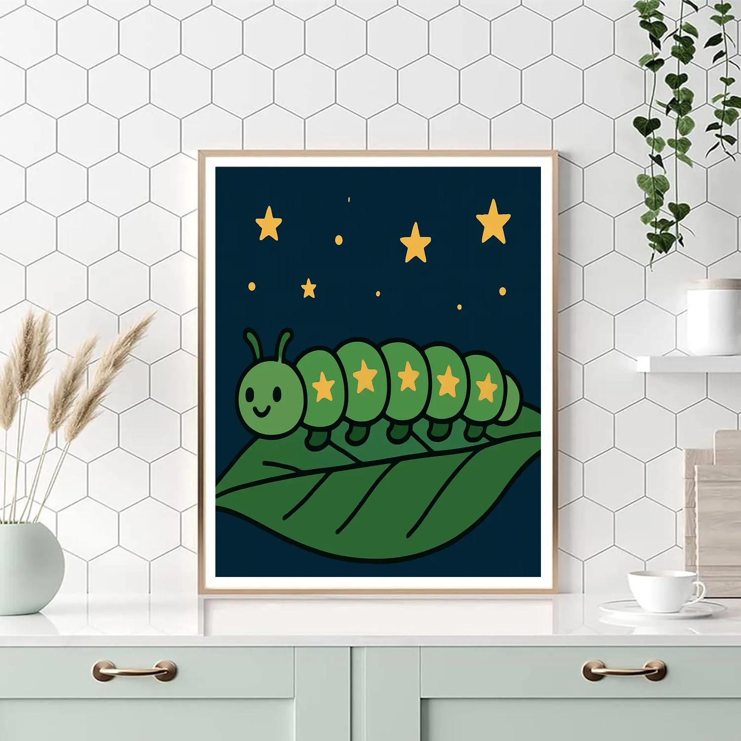 Constellation Caterpillar Painting by numbers kit