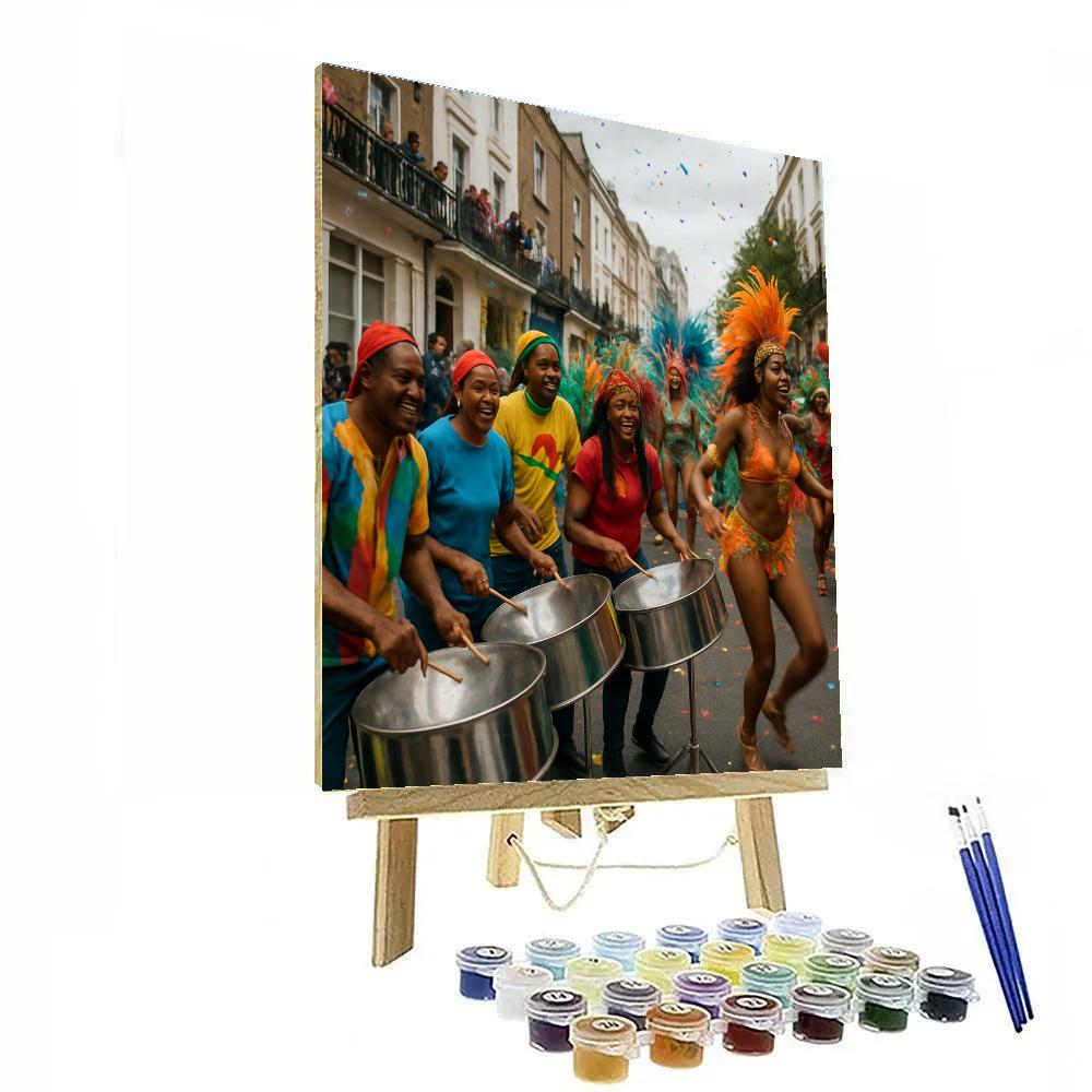 Notting Hill Carnival Procession painting number kit