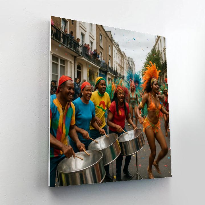 Notting Hill Carnival Procession painting number kit