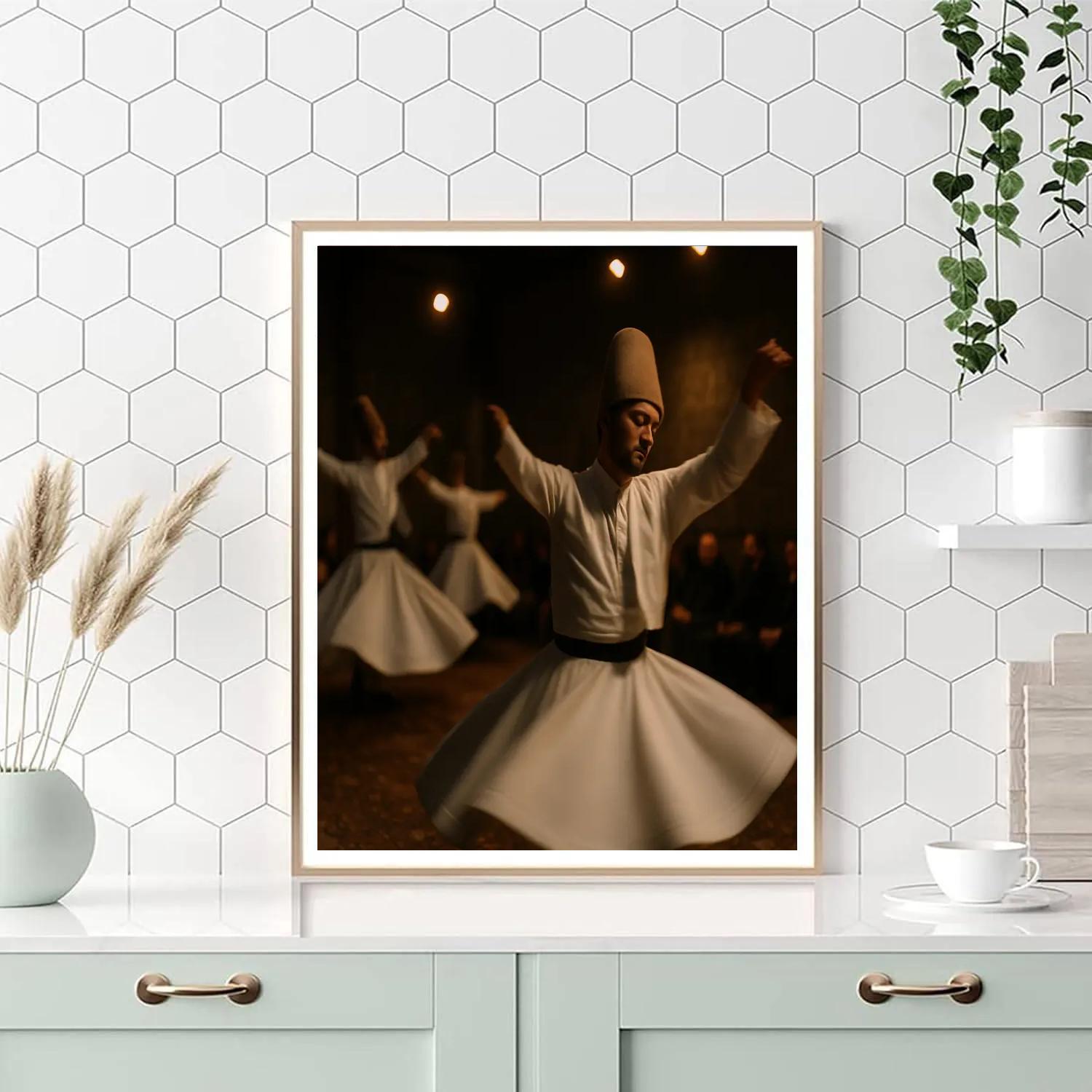 Whirling Dervishes Konya Night painting number kit
