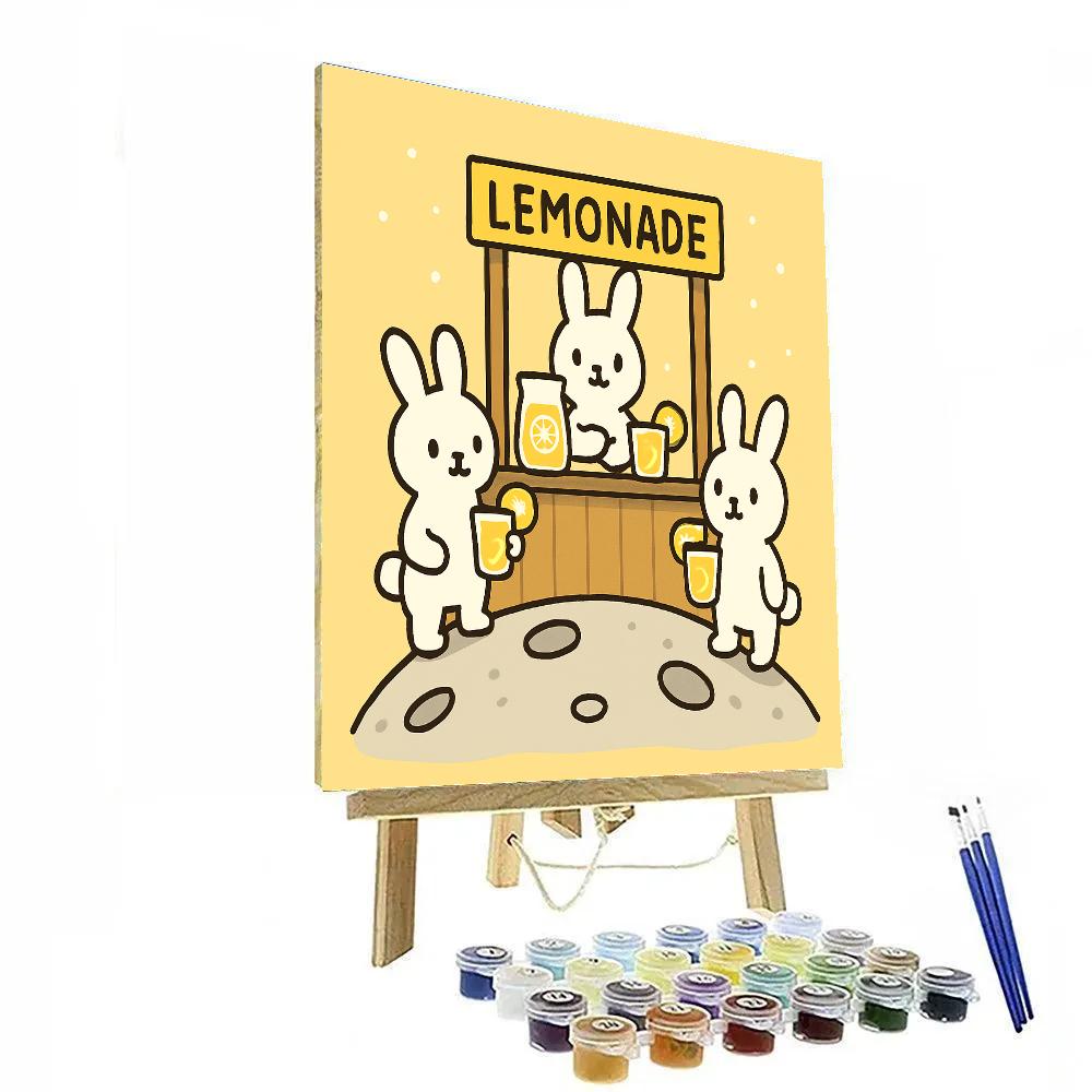 Lunar Lemonade Stand painting number kit