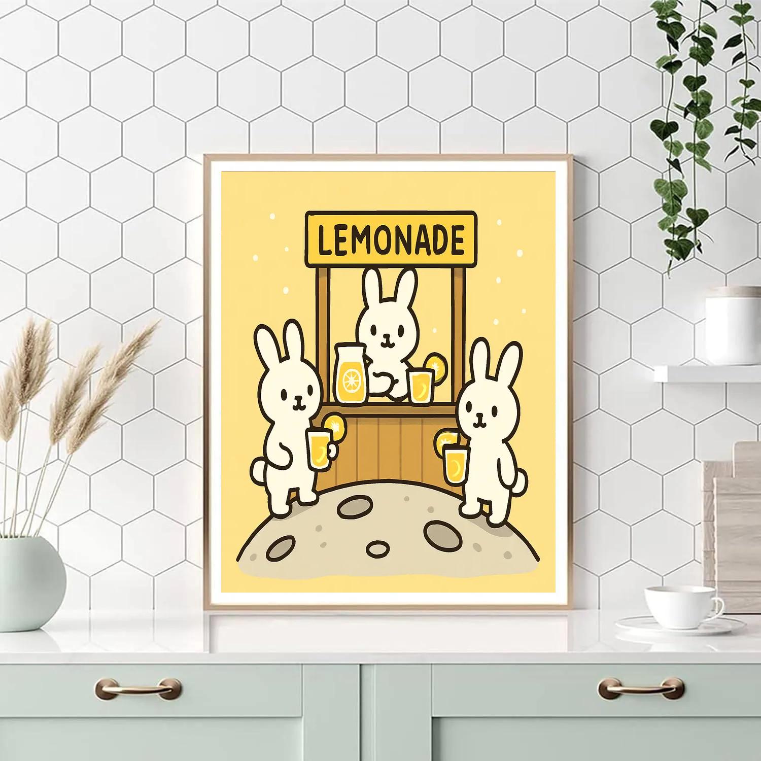 Lunar Lemonade Stand painting number kit