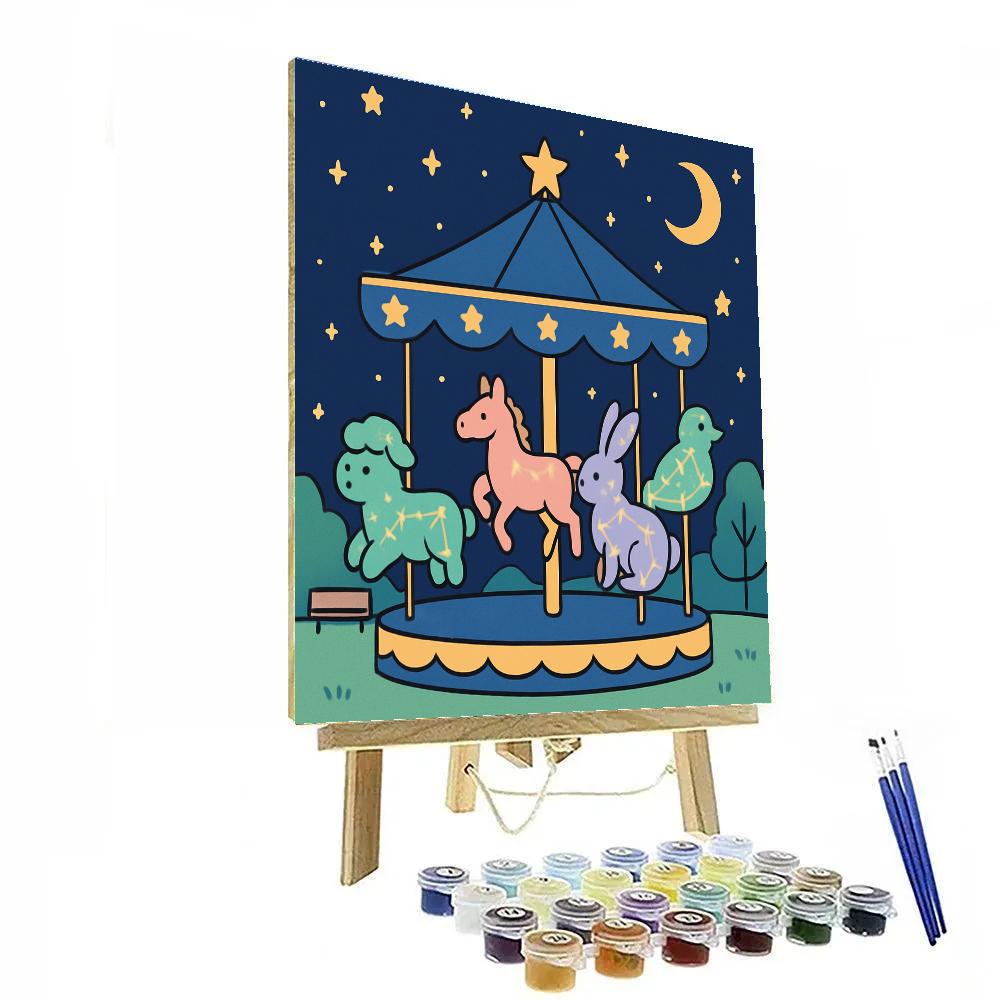 Constellation Carousel paint by number