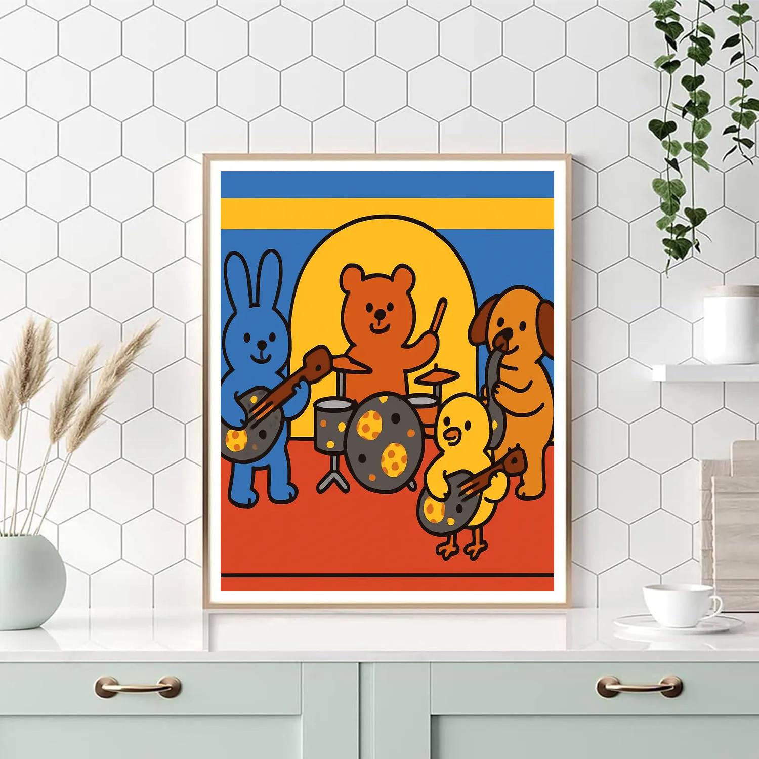 Meteor Music Band paint by number