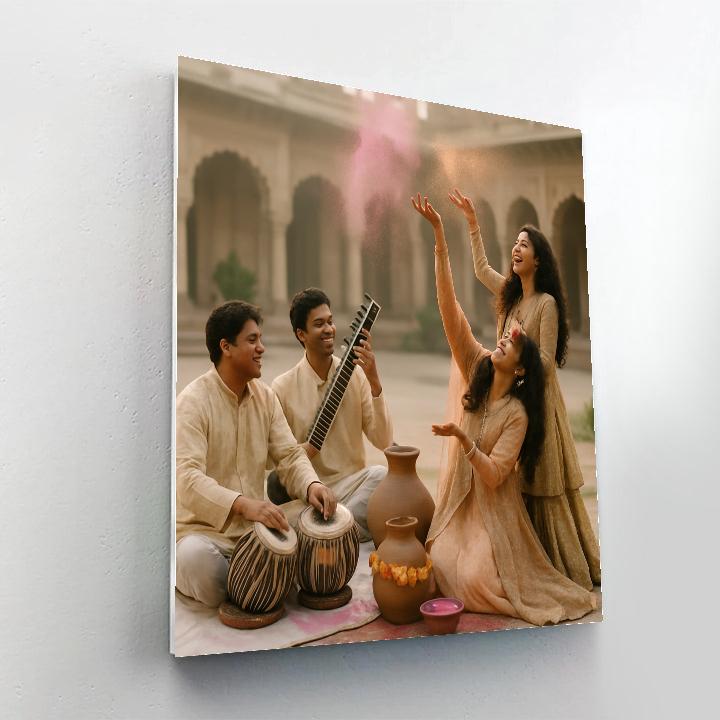 Holi Rangotsav Udaipur Heritage Paint by numbers kits