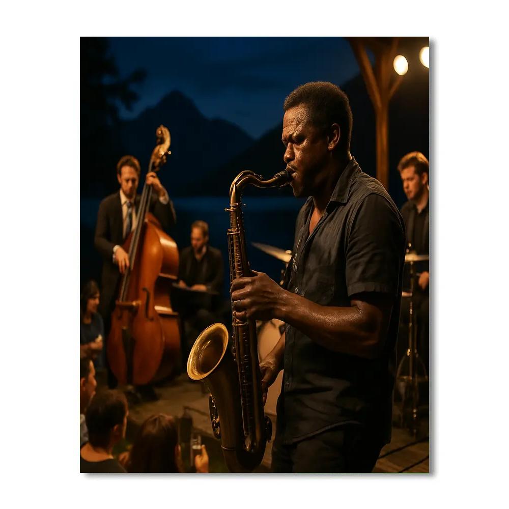 Festival Internacional De Jazz Montreux Paint by numbers art