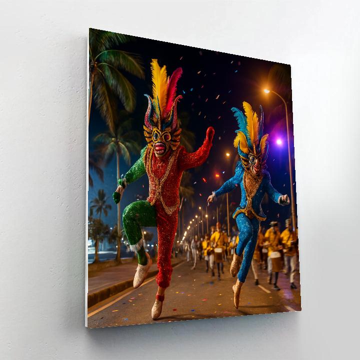 Carnival Of Barranquilla Night Spectacle Number painting
