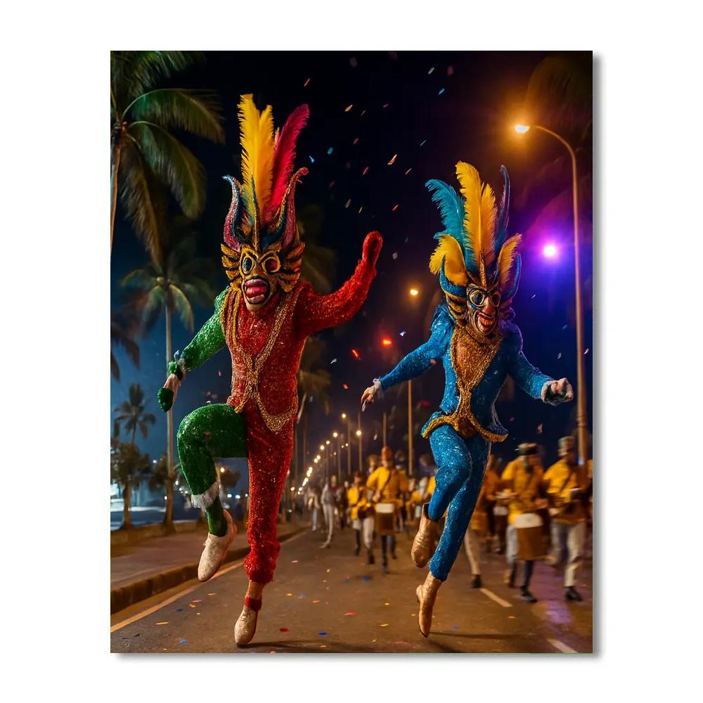 Carnival Of Barranquilla Night Spectacle Number painting