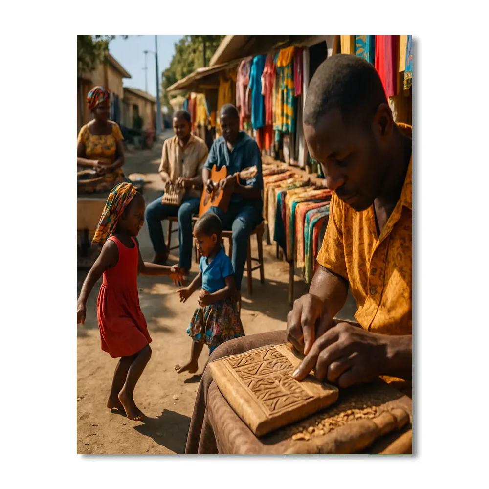 Soweto Street Heritage Day Paint by numbers kits