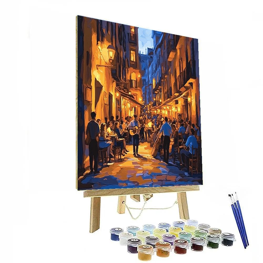 Bairro Alto Nightlife Lisbon Portugal Paint by numbers art