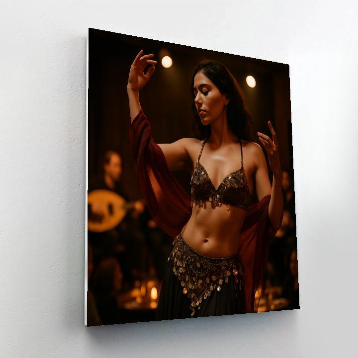 Raqs Sharqi Middle Eastern Dance Night DIY paint by numbers