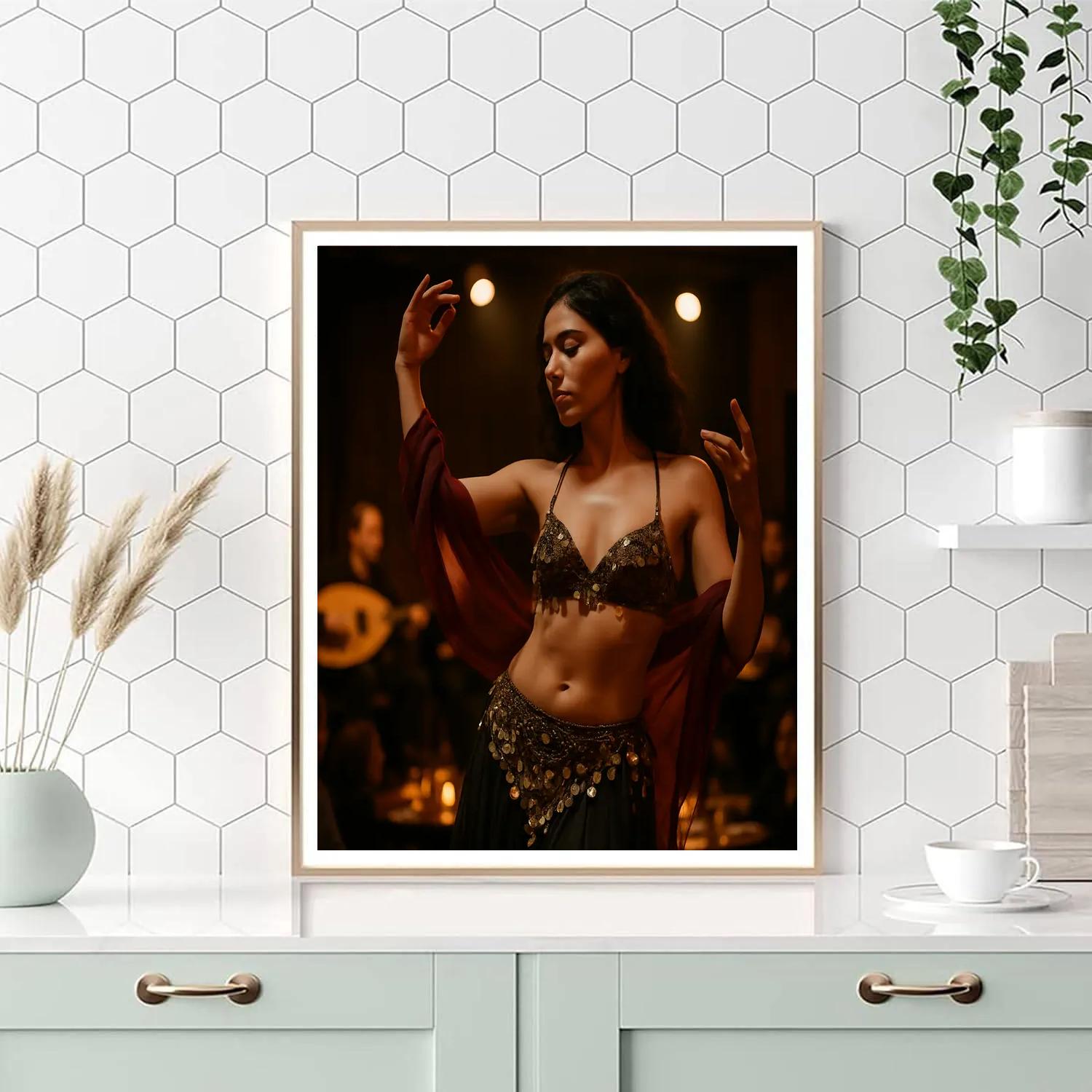 Raqs Sharqi Middle Eastern Dance Night DIY paint by numbers