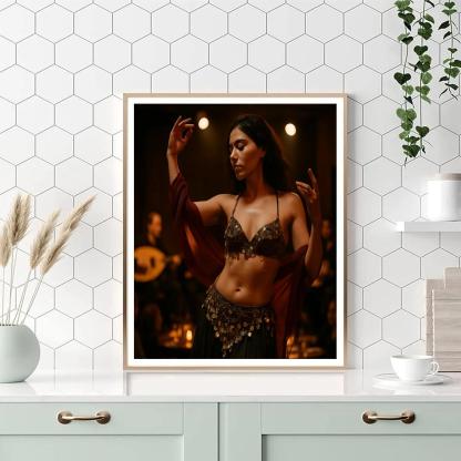Raqs Sharqi Middle Eastern Dance Night DIY paint by numbers