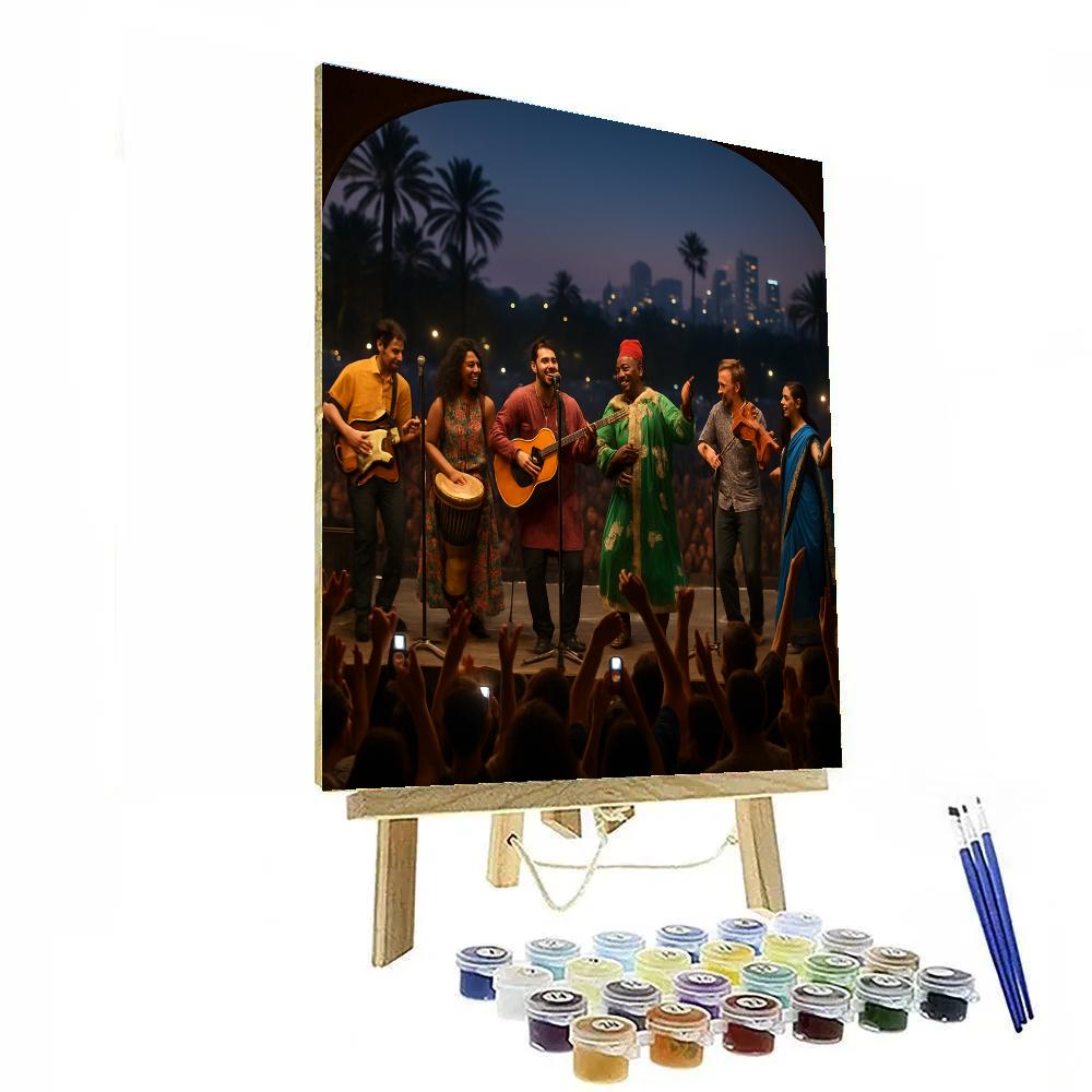 Mawazine World Music Festival Rabat Numbered painting kits
