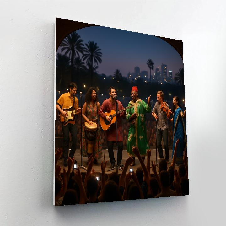 Mawazine World Music Festival Rabat Numbered painting kits