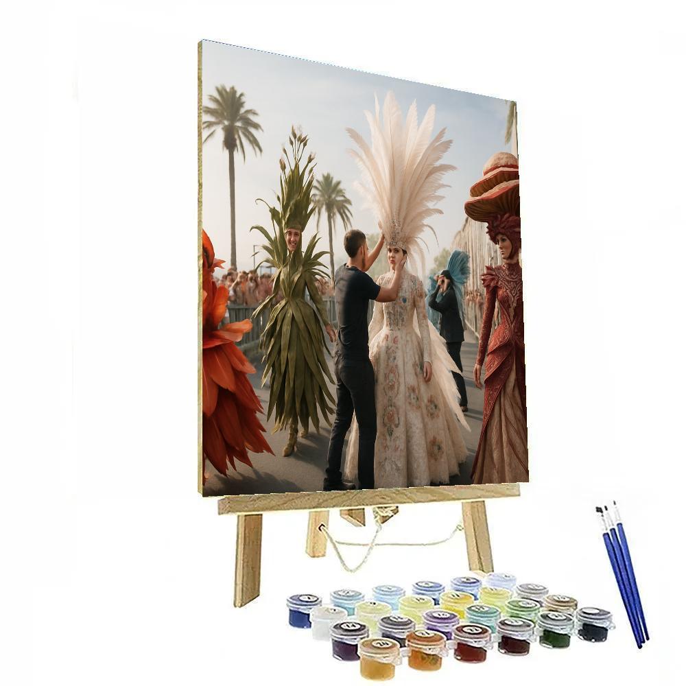 Jember Fashion Carnival Parade Numbered painting kits