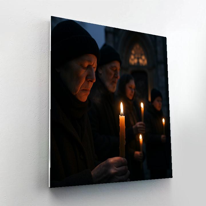 Candlemas Procession Europe DIY paint by numbers
