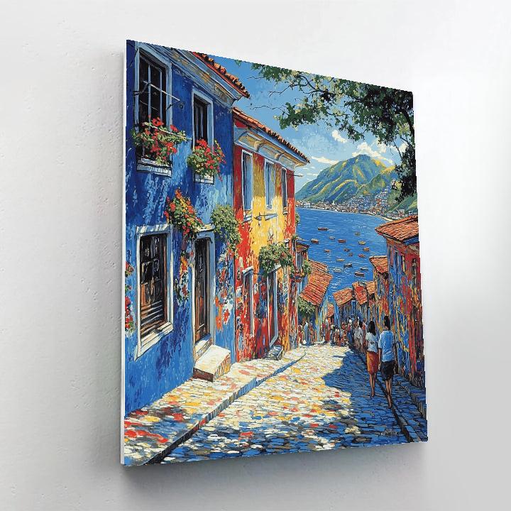 Street Art Alleys Of Valparaíso Chile paint by numbers