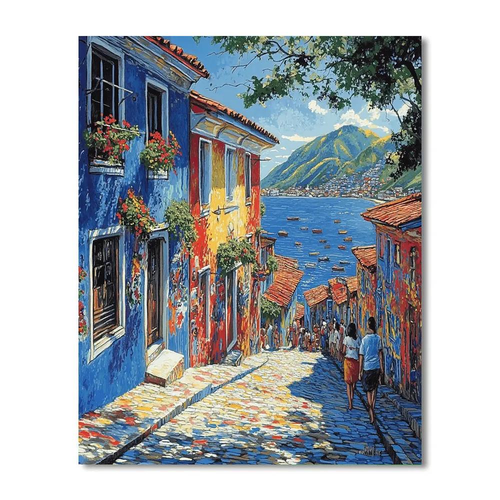 Street Art Alleys Of Valparaíso Chile paint by numbers