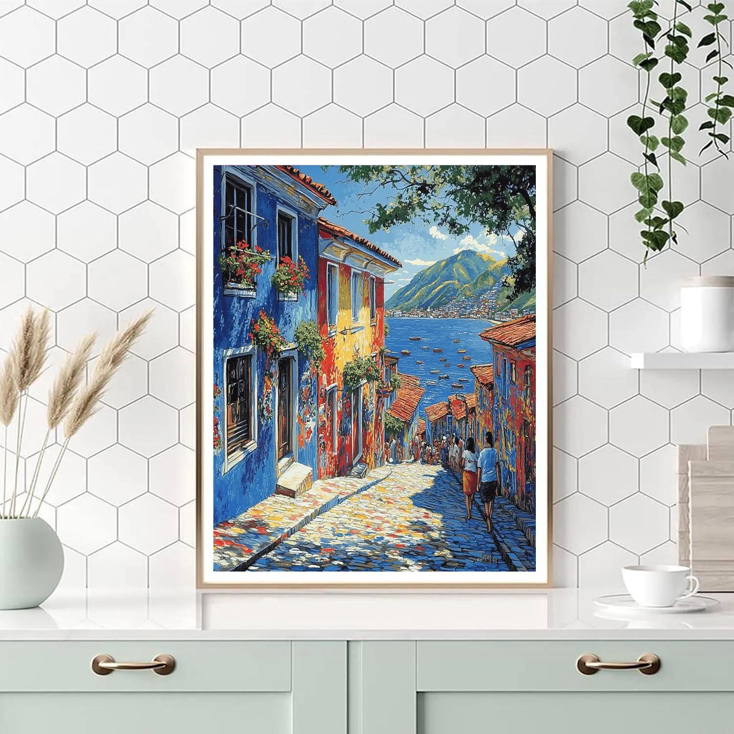 Street Art Alleys Of Valparaíso Chile paint by numbers