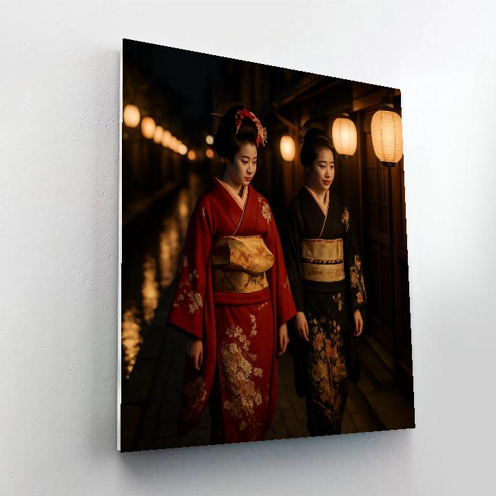 Gion Lantern Night Procession Kyoto Paint by numbers kits