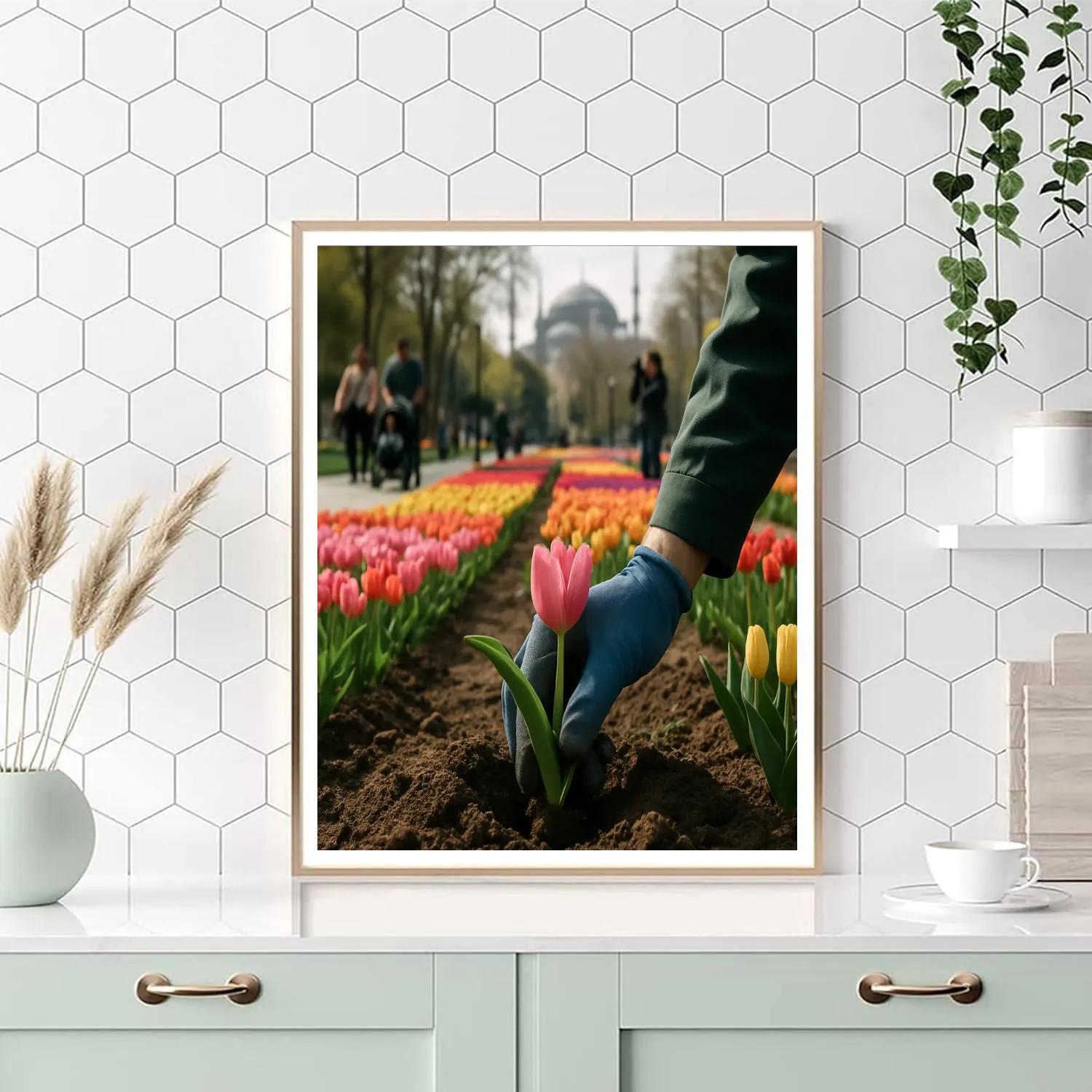 Istanbul Tulip Festival Park Alley Paint by numbers kits