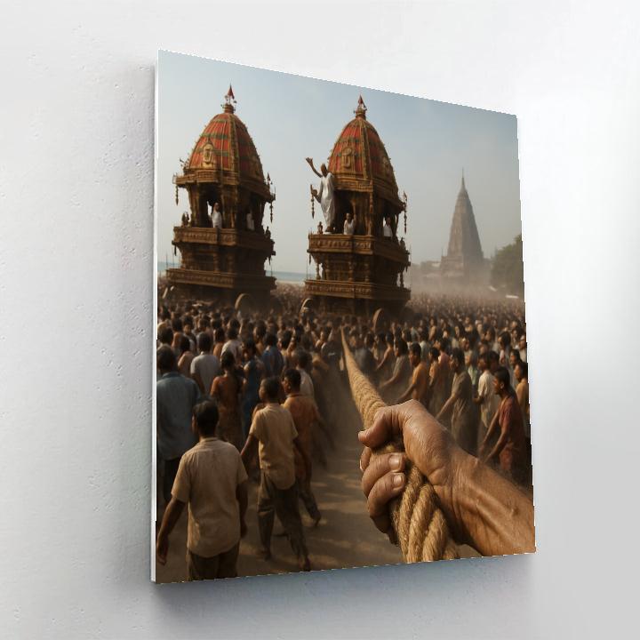 Rath Yatra Chariot Festival Puri Numbered painting kits