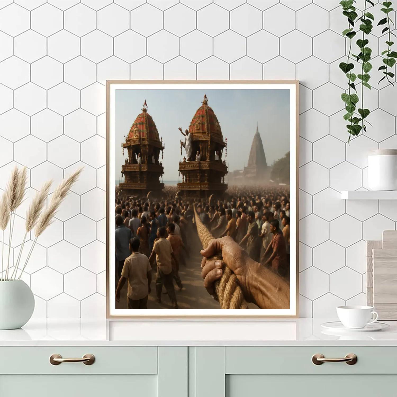 Rath Yatra Chariot Festival Puri Numbered painting kits