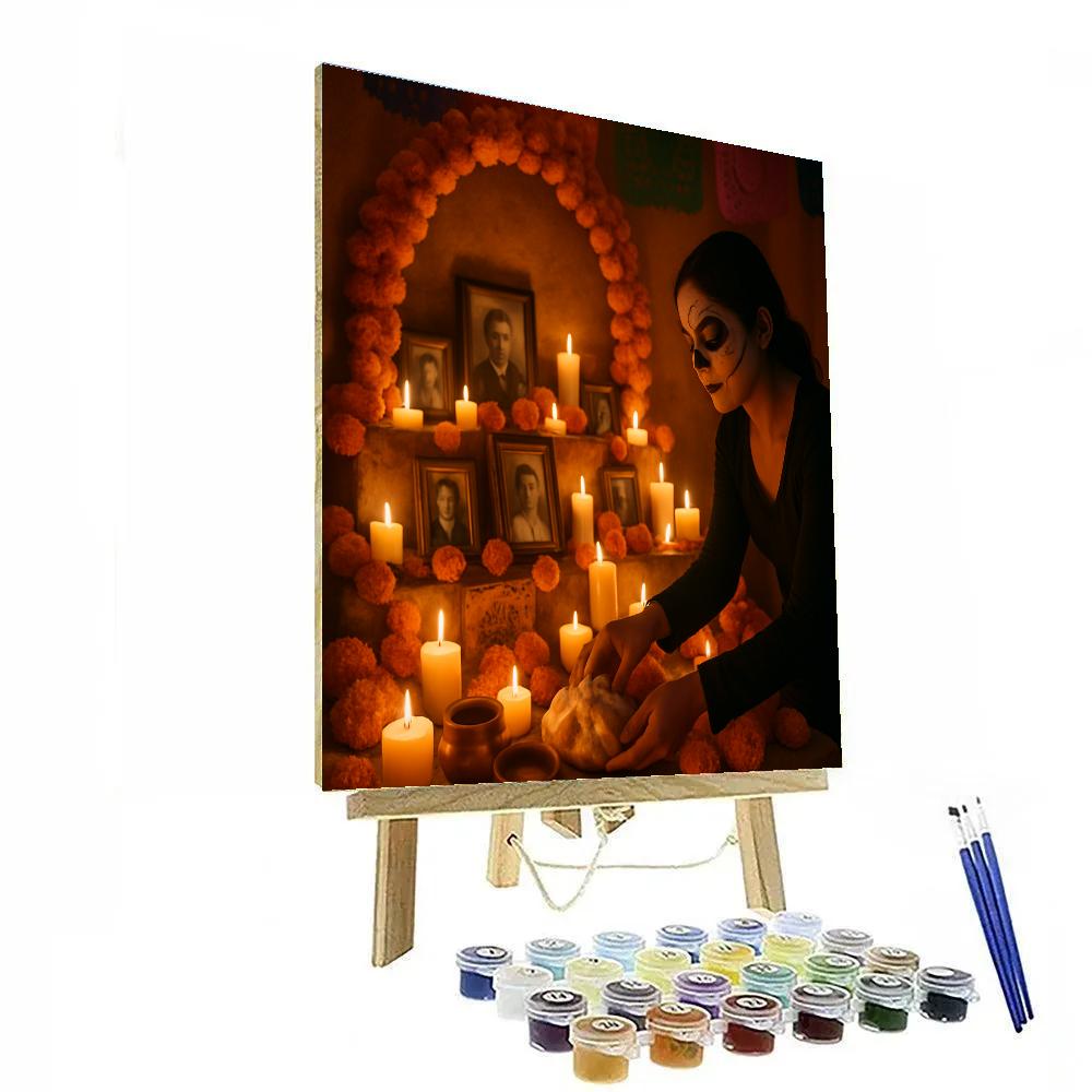 Dia De Muertos Ofrenda Interior paint by numbers