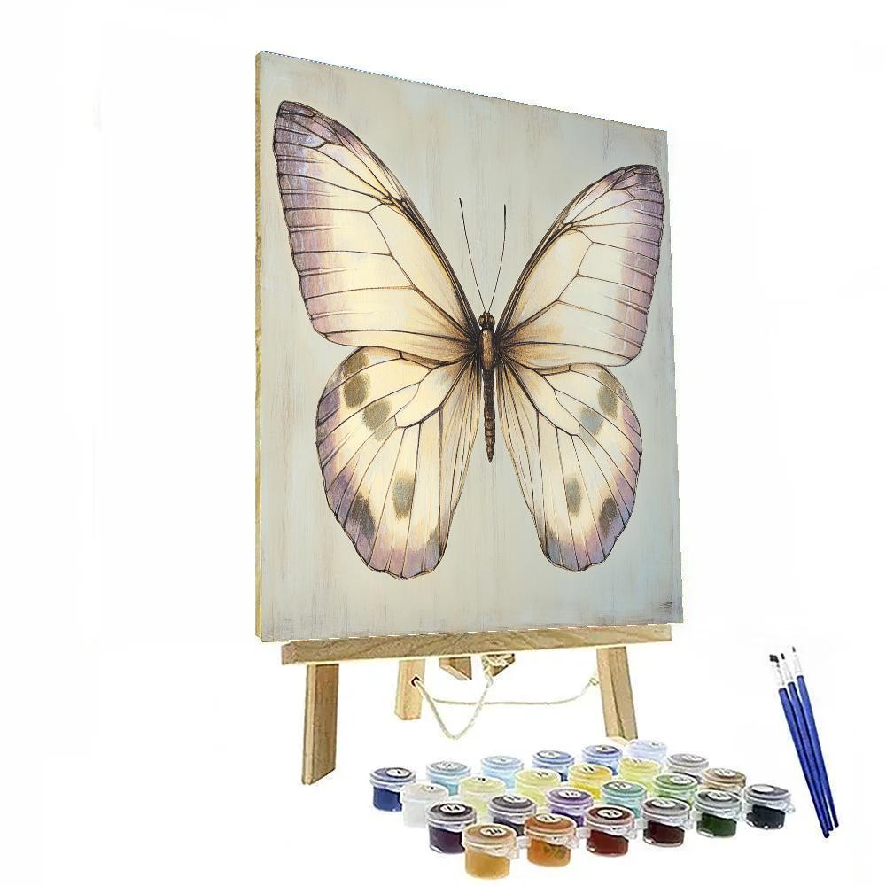 Leonardo Da Vinci Inspired Butterfly Study Number painting
