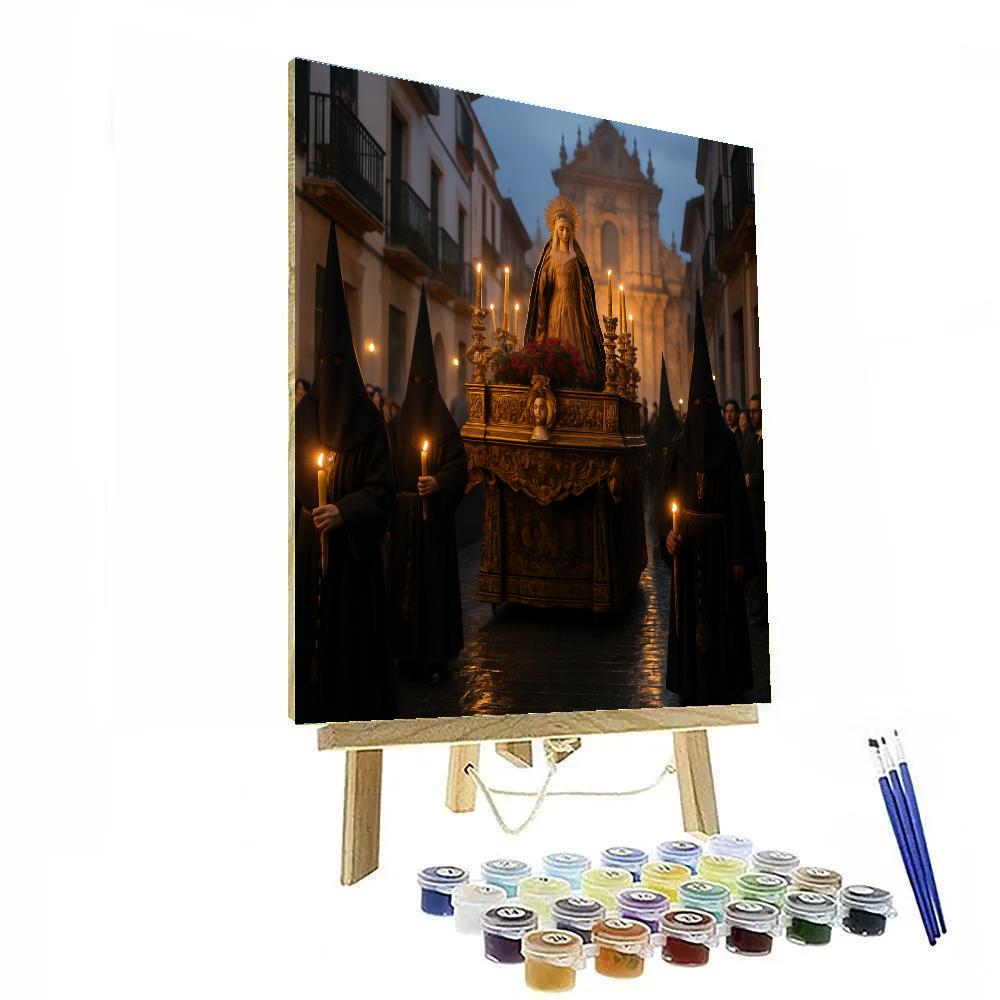 Semana Santa Procession Spain Paint by numbers art