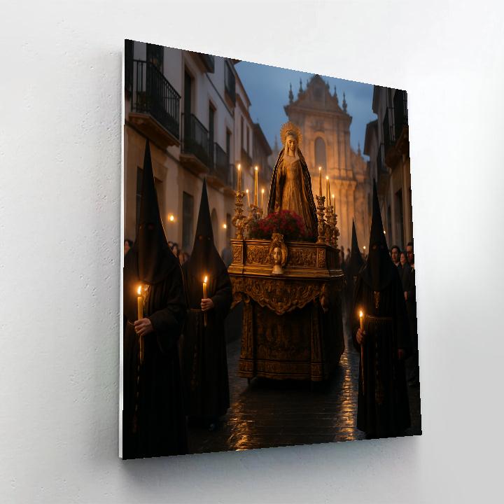 Semana Santa Procession Spain Paint by numbers art