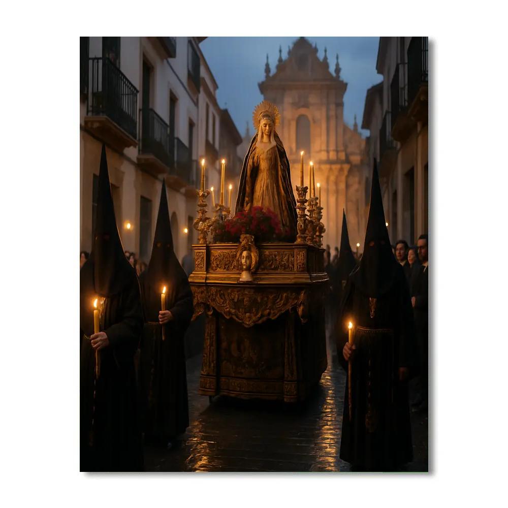 Semana Santa Procession Spain Paint by numbers art