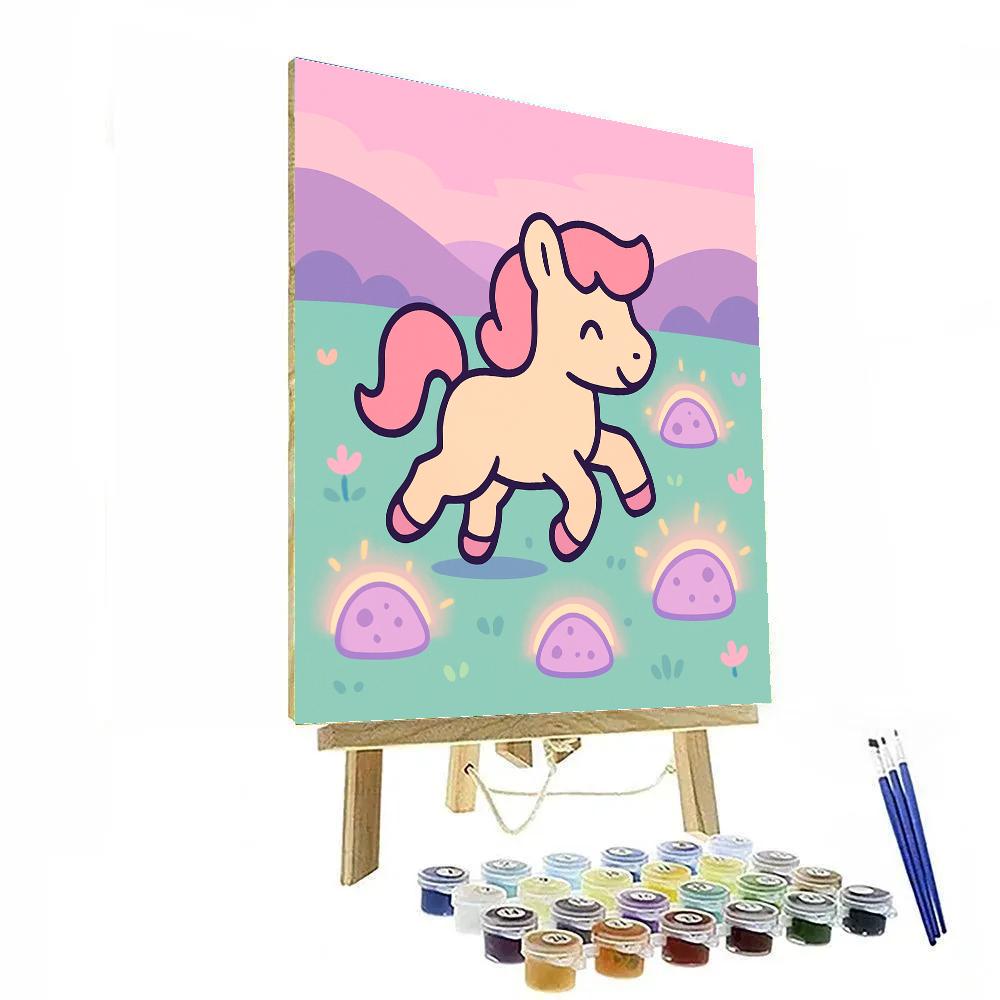 Meteor Meadow Pony Numbered painting kits