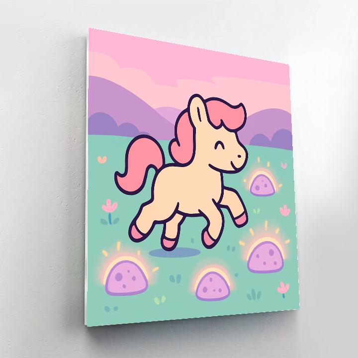 Meteor Meadow Pony Numbered painting kits