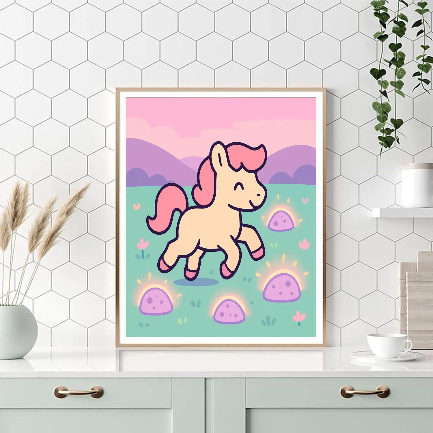 Meteor Meadow Pony Numbered painting kits