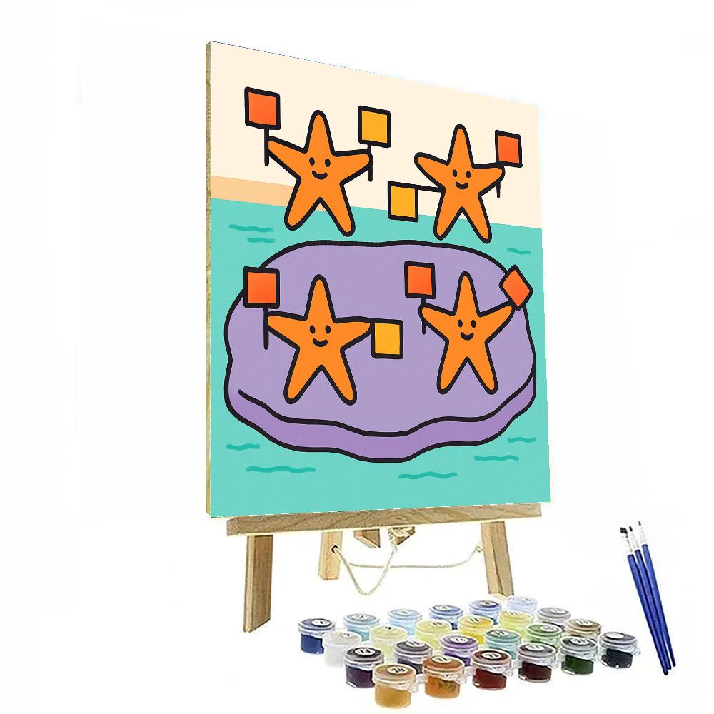 Starfish Signal Squad paint by color