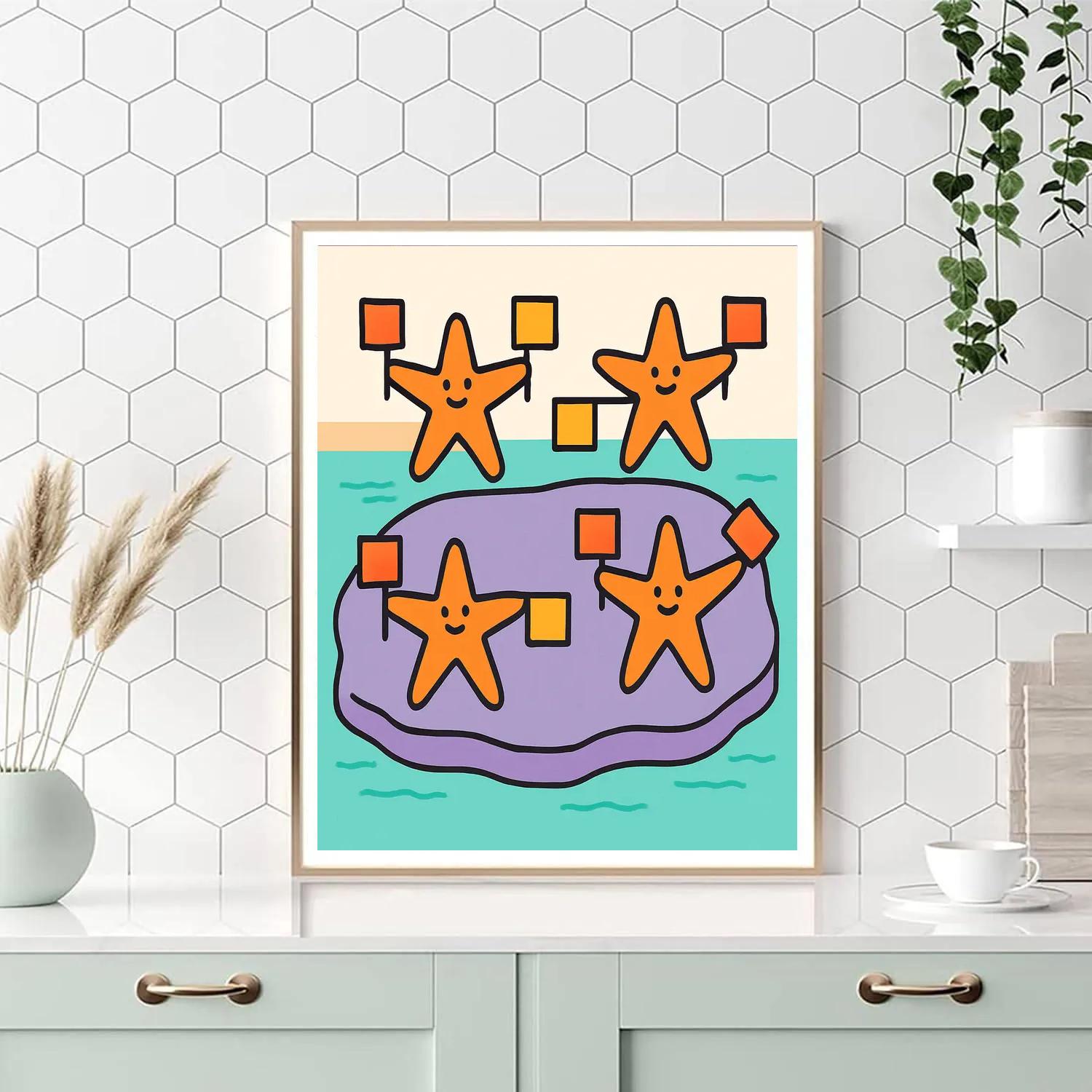 Starfish Signal Squad paint by color